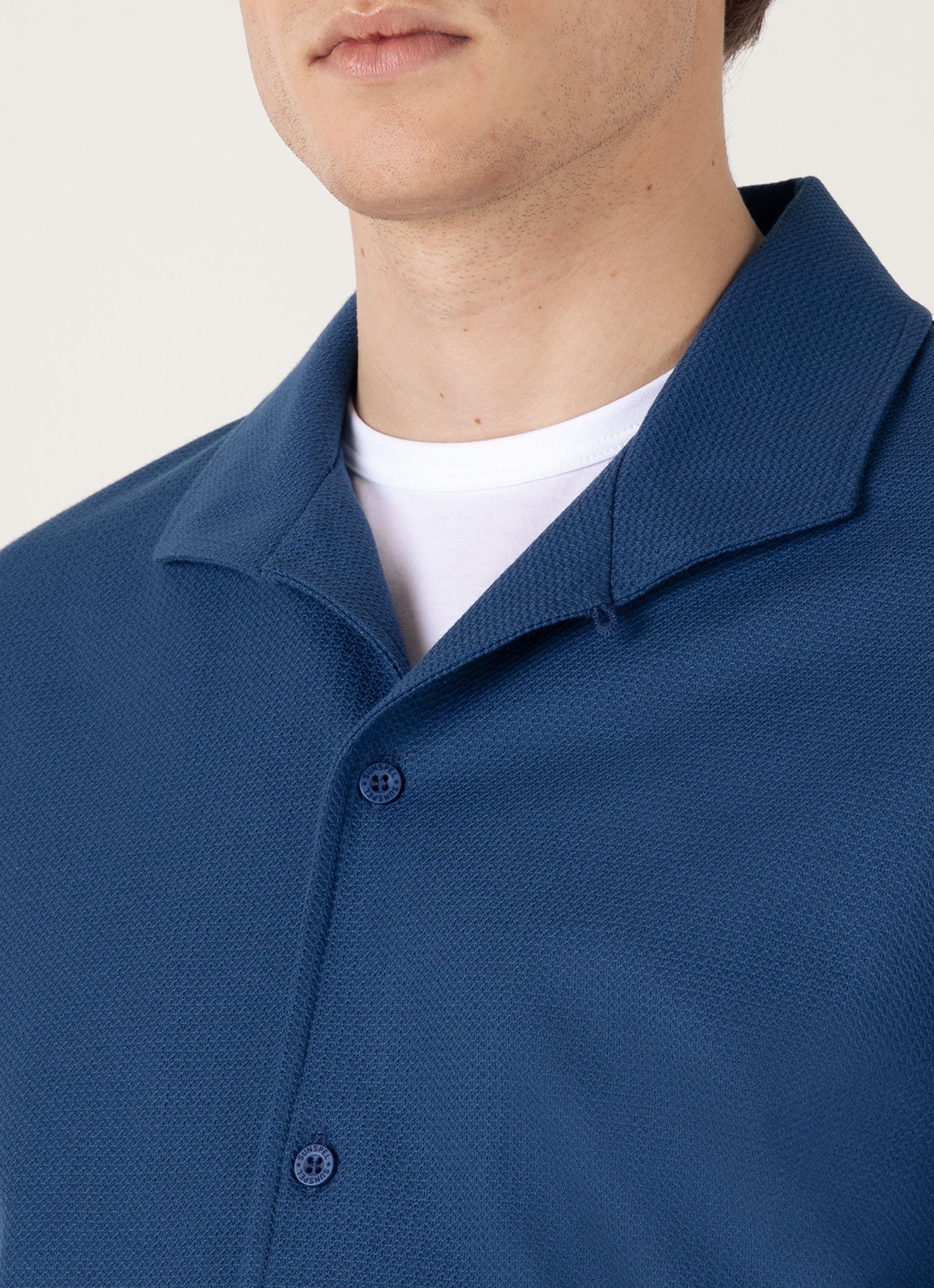Short Sleeve Textured Jersey Shirt - 6