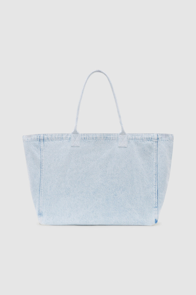 Leo Denim Tote - Lucid Blue 3