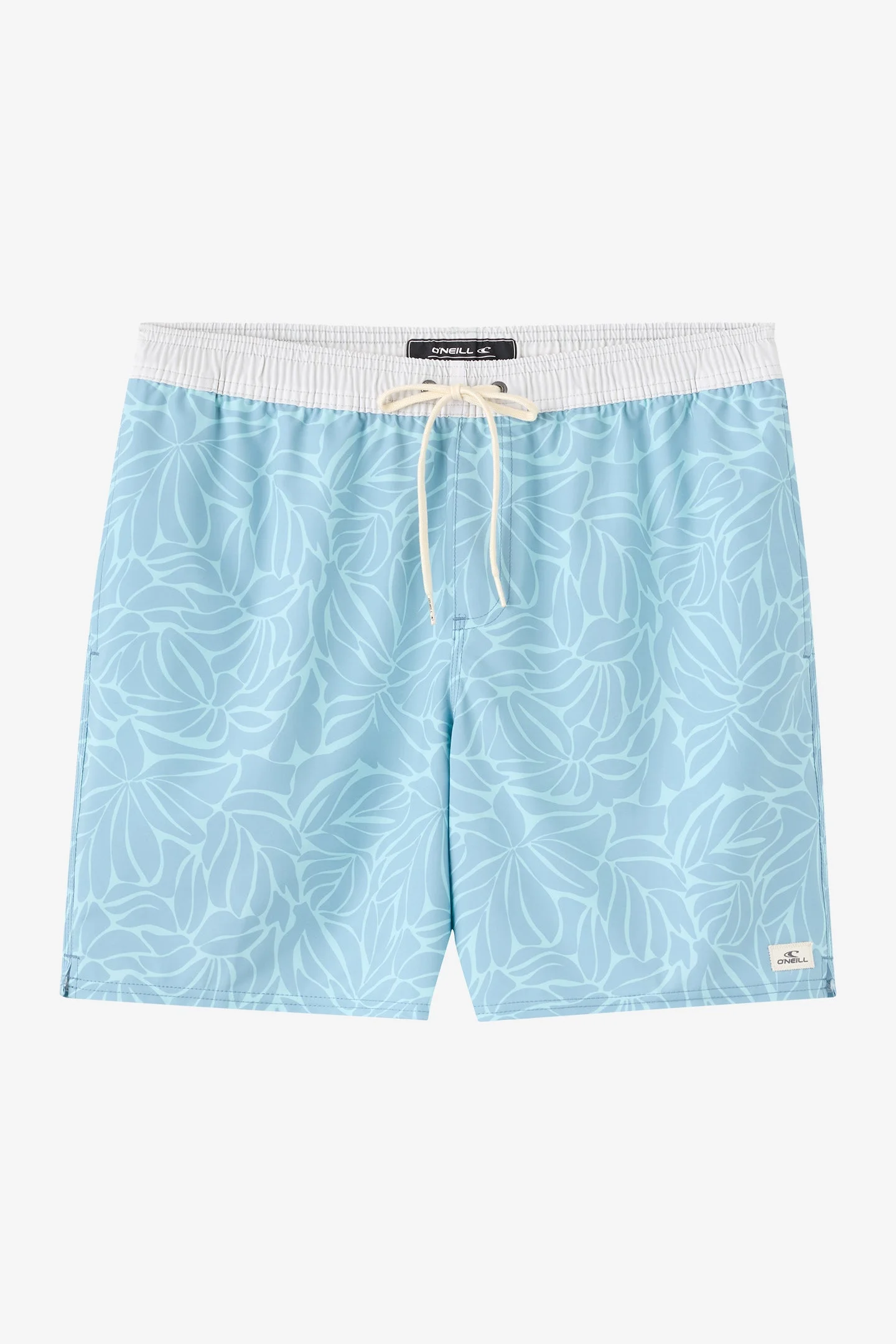 Hermosa Elastic Waist Lined 17" Swim Trunks - 1