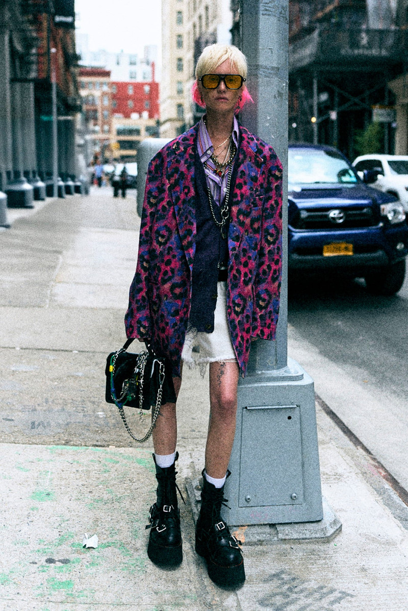 R13 OVERSIZED RAGGED BLAZER outlook