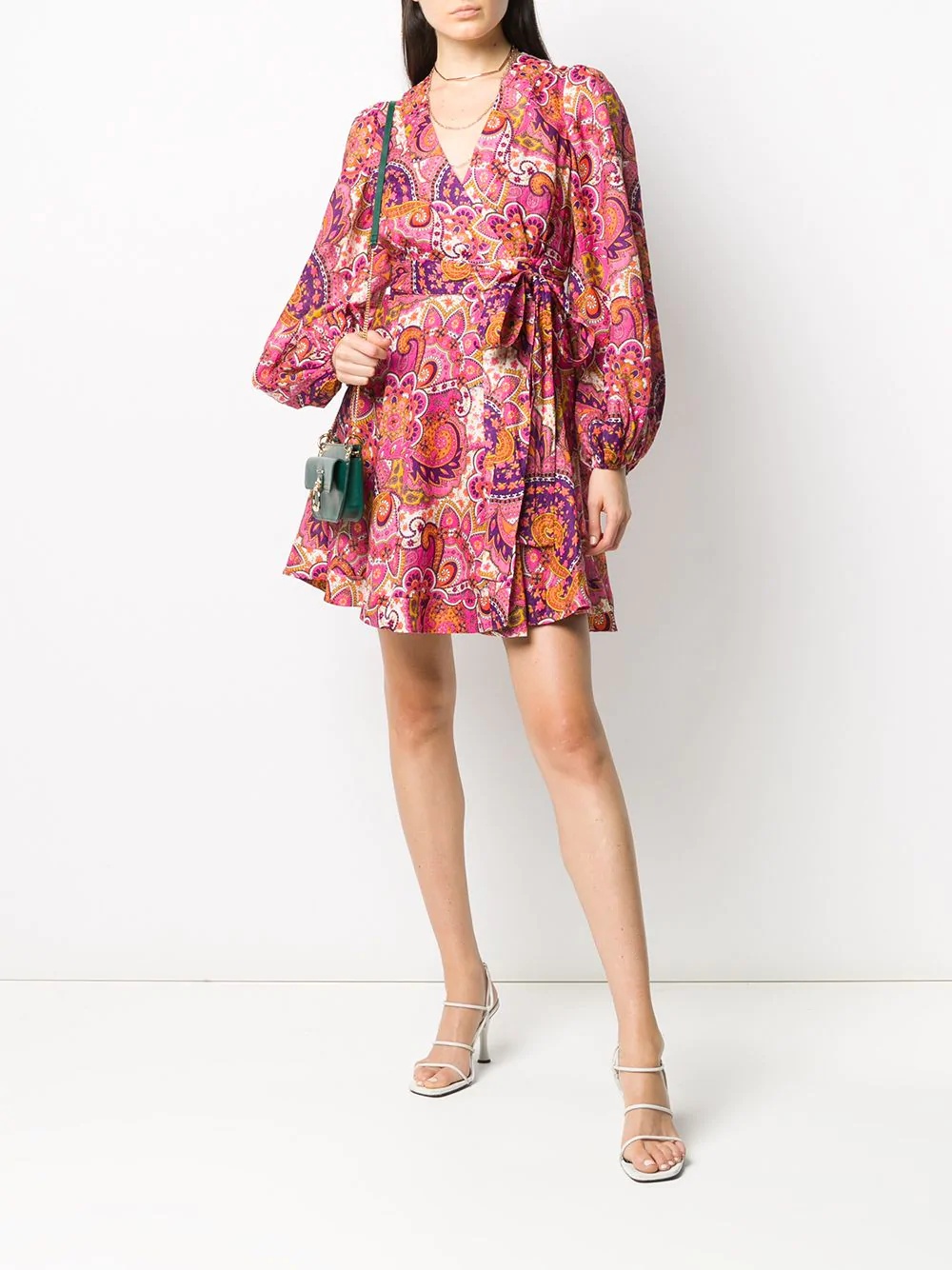 paisley shift dress - 2