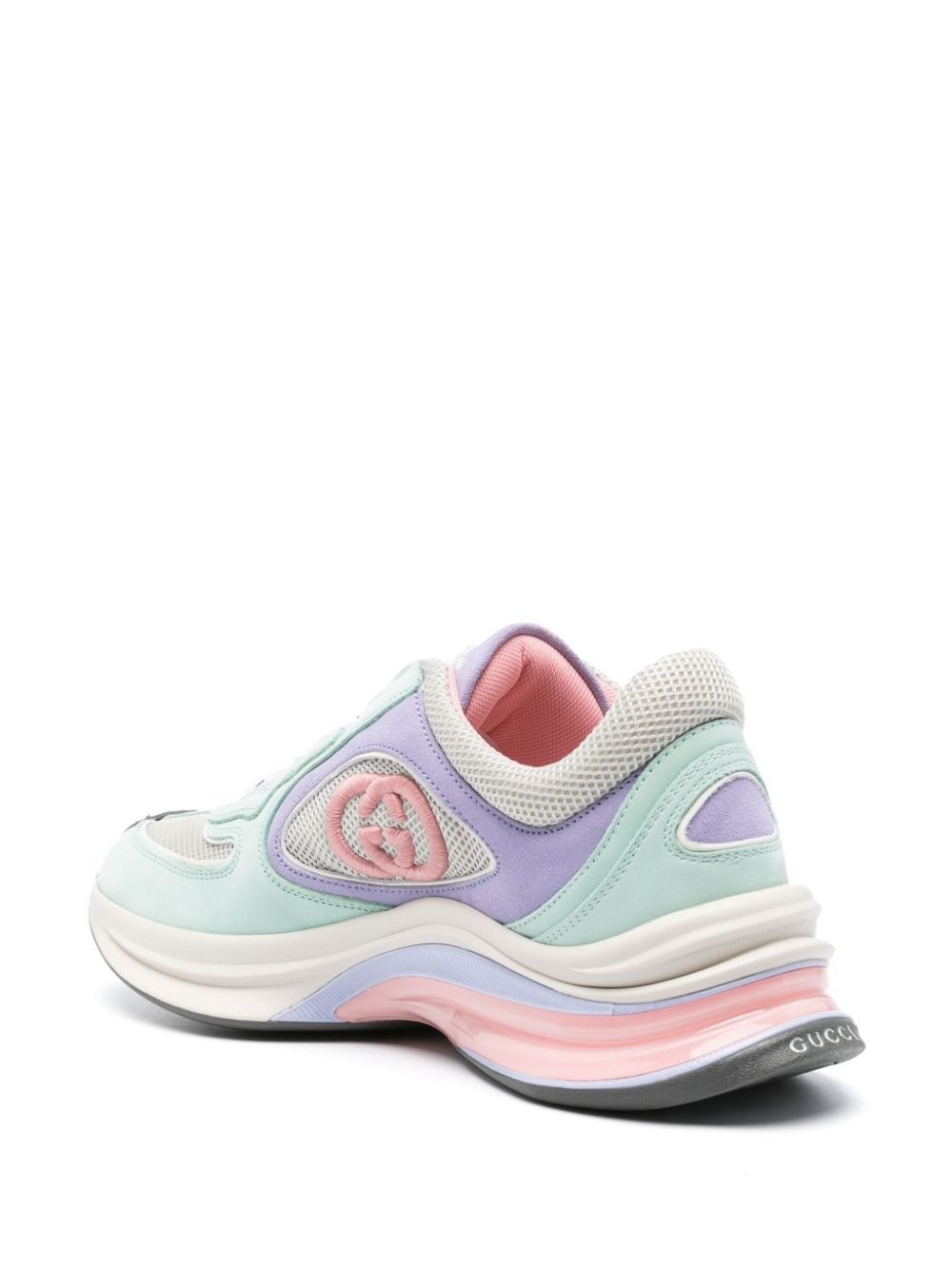 Interlocking G panelled sneakers - 3
