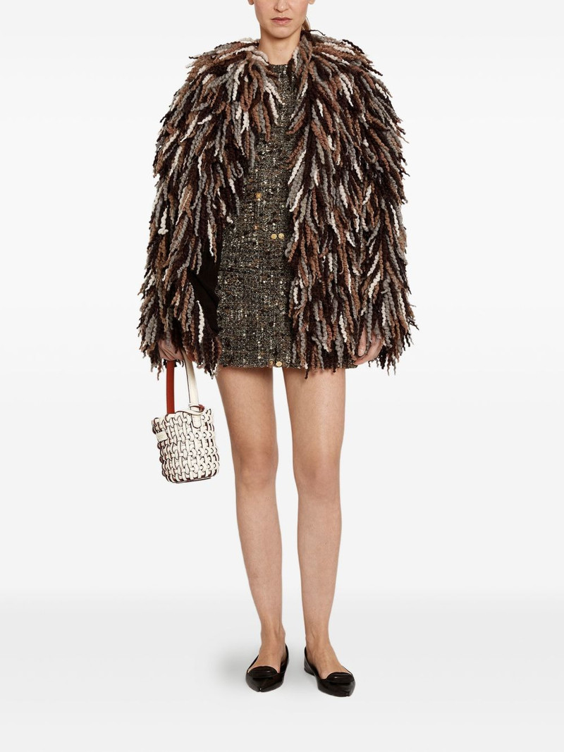 GIAMBATTISTA VALLI rovings-fringe coat outlook