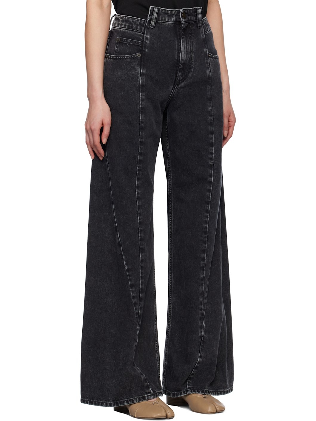 Black 5 Pocket Jeans - 2