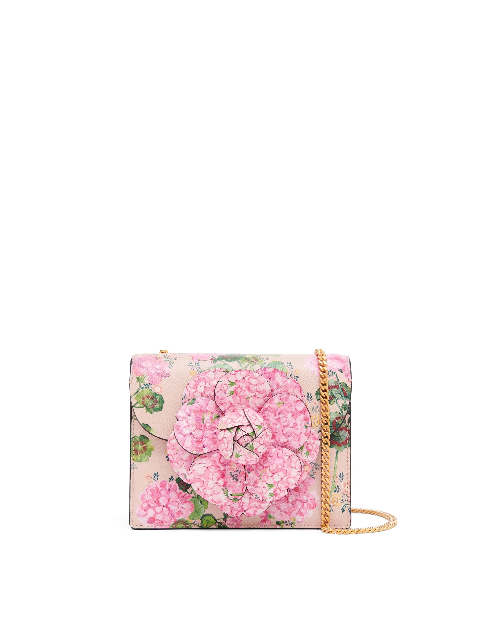 GERANIUM WALLPAPER PRINTED MINI TRO BAG - 1