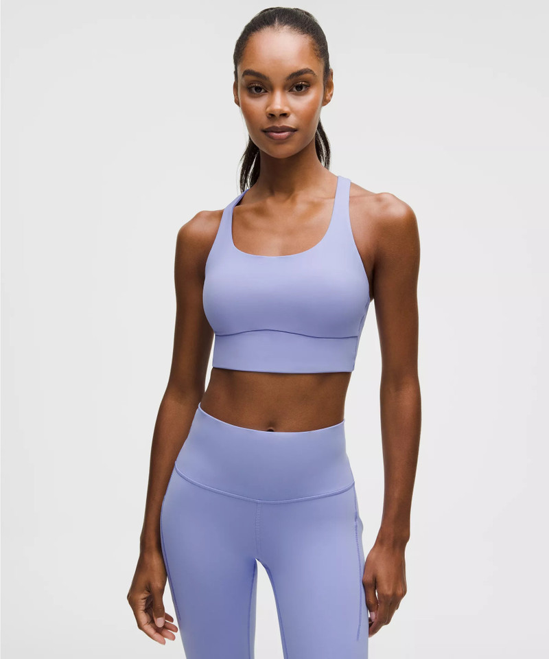 lululemon Energy Longline Bra Medium Support, B-D Cups *Evolve 1