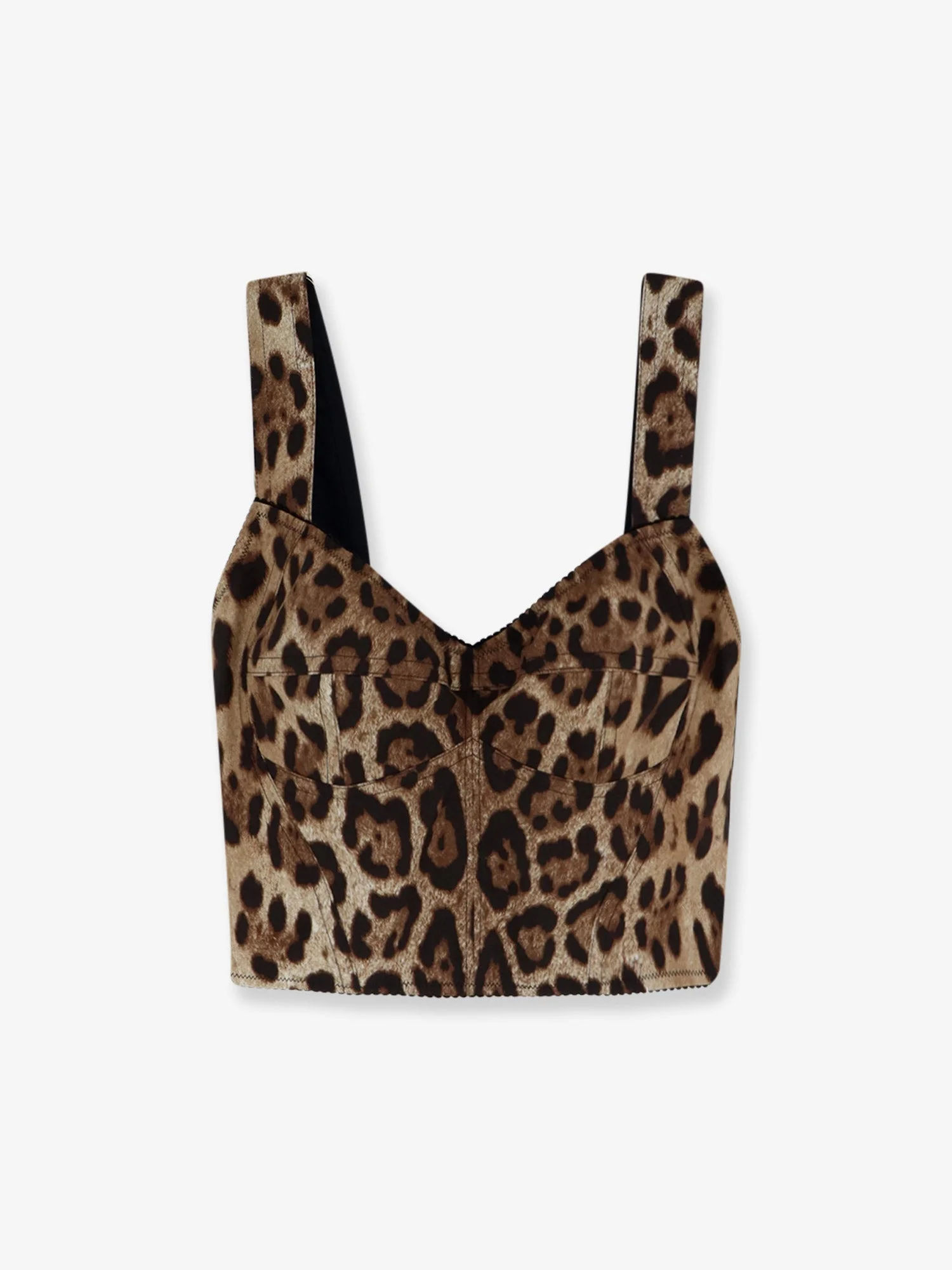 Cotton Blend Top With Animal Print - 1