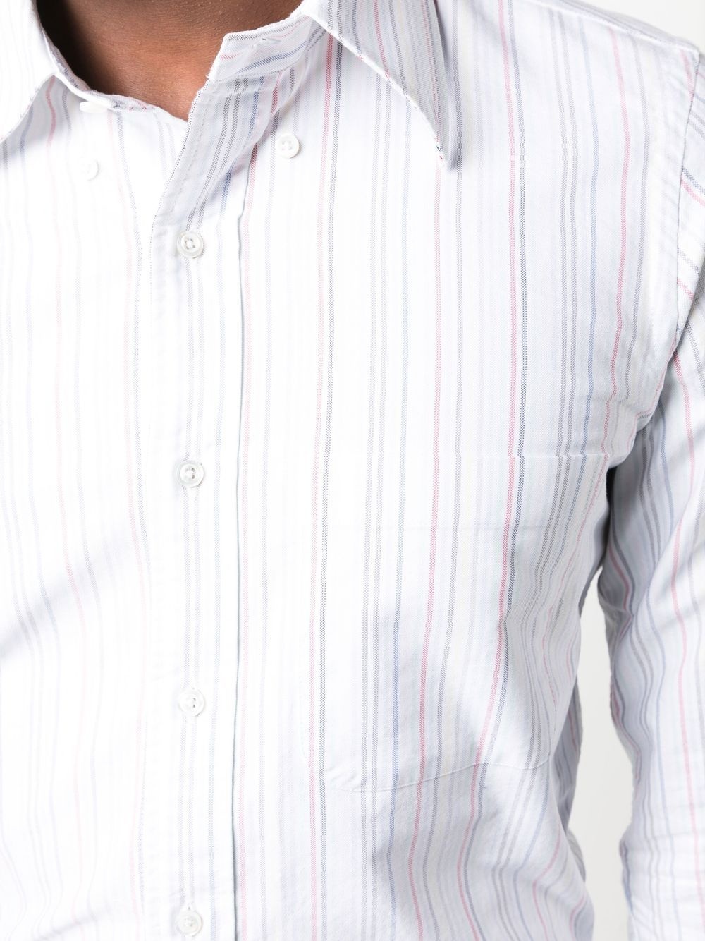 university-stripe long-sleeve shirt - 5