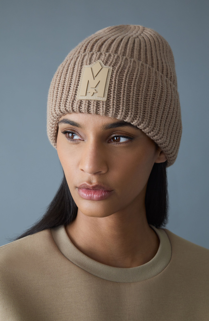 MACKAGE JUDE-WZ hand-knit toque with ribbed cuff outlook