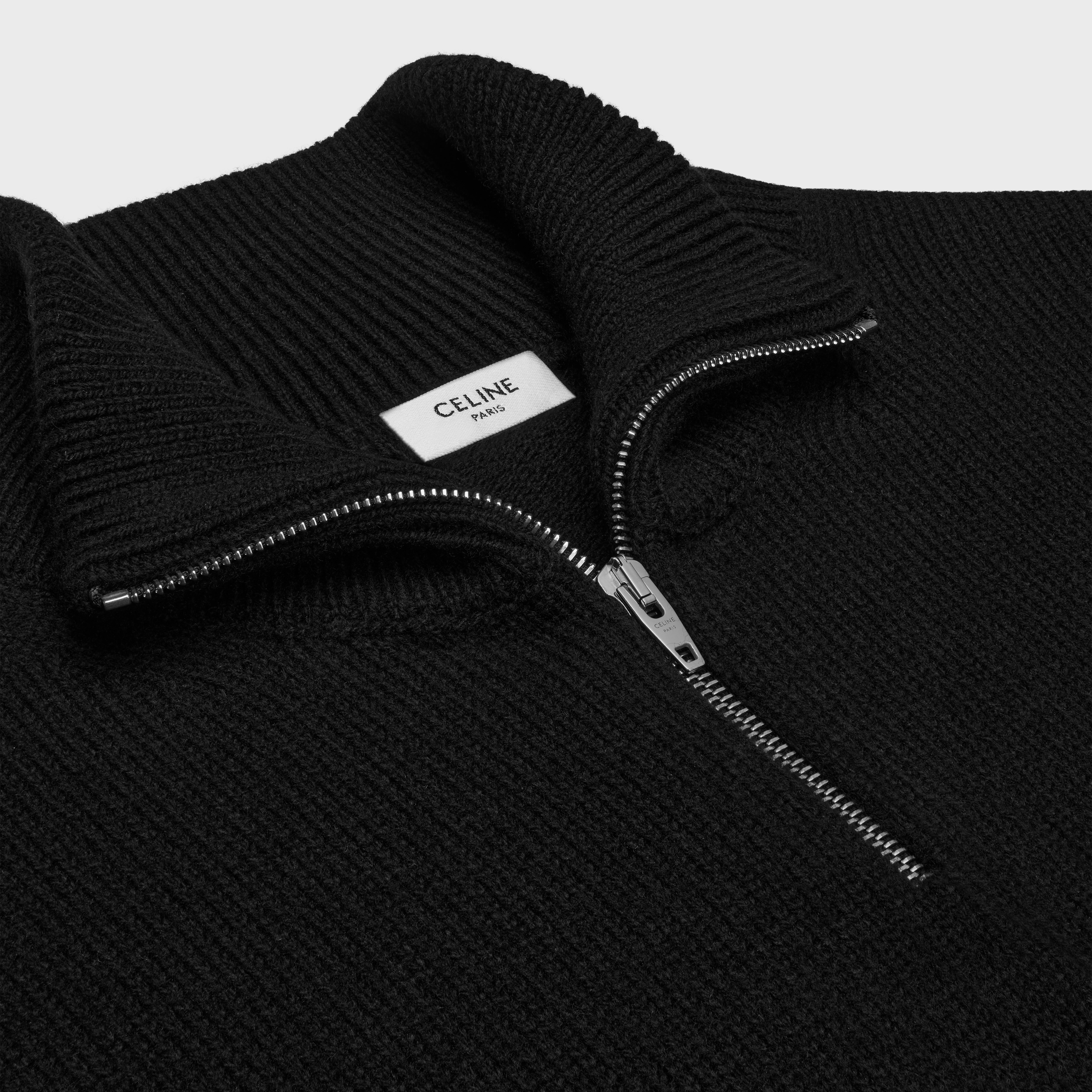 triomphe trucker sweater in wool and cashmere - 3