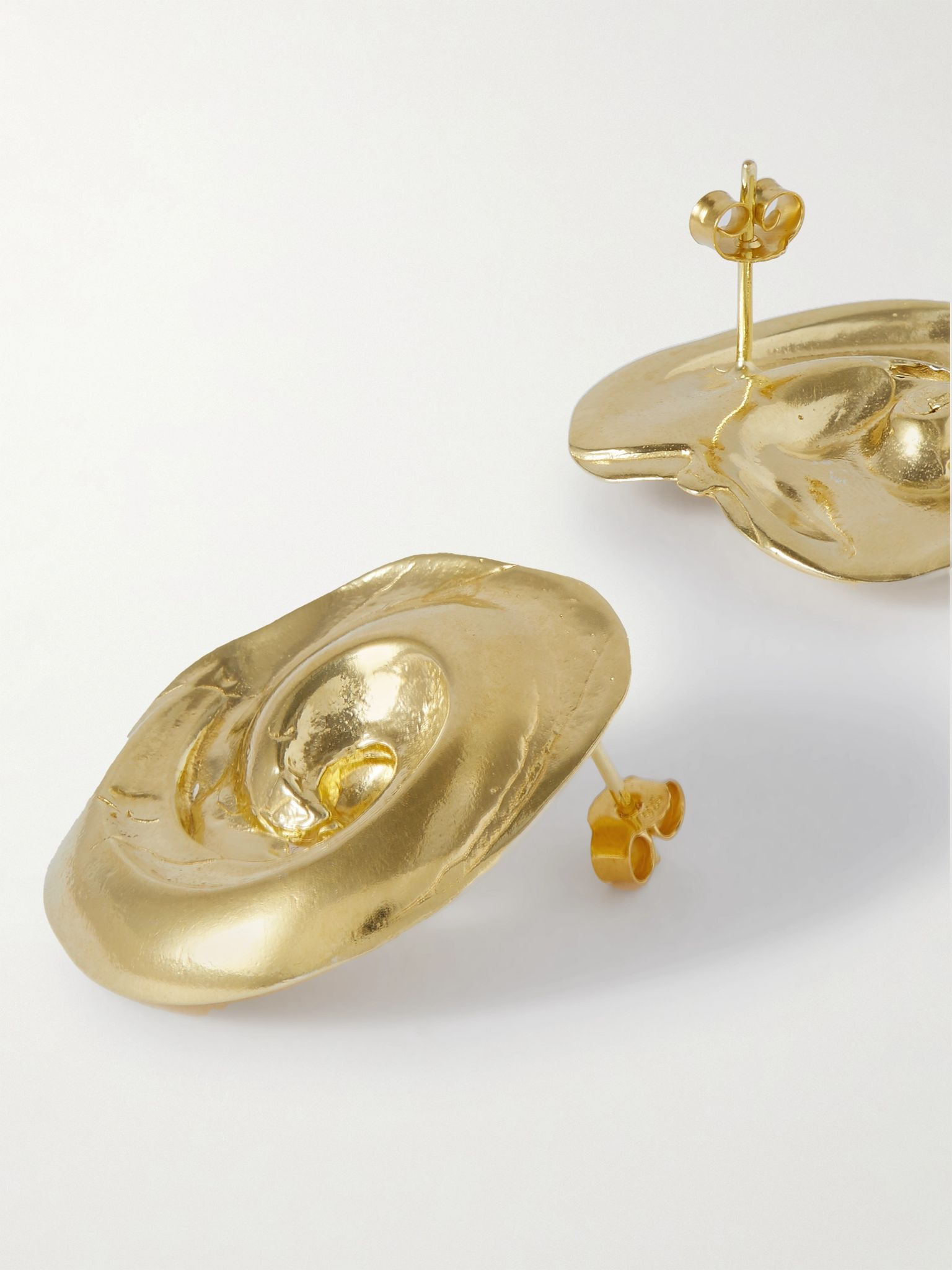 Cote gold-plated earrings Gold - 3
