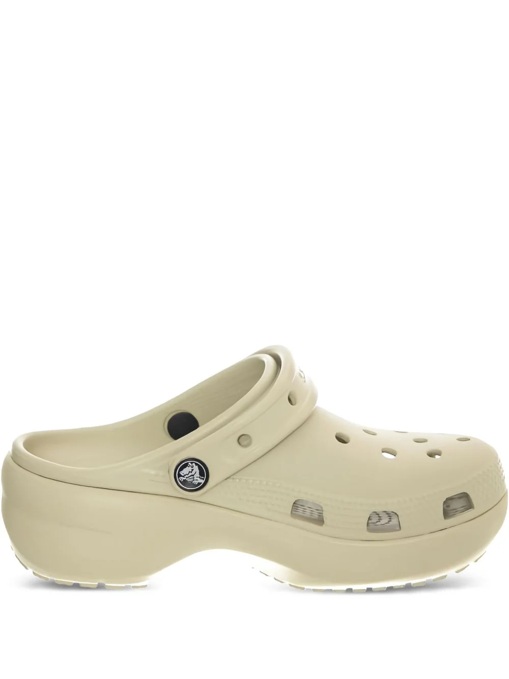 contoured platform clog sandals - 1