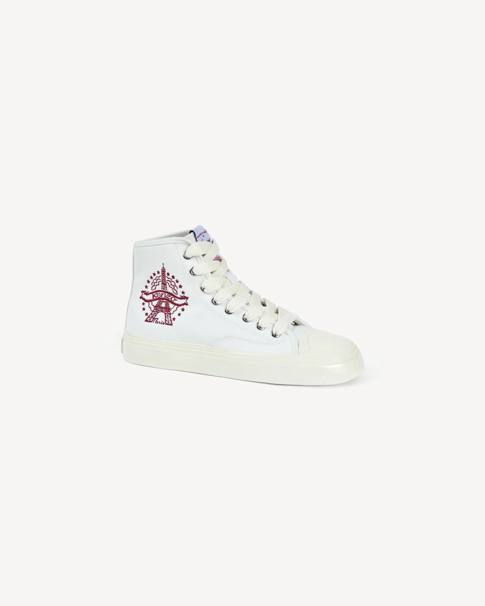 'KENZO Hoshi' high top sneakers in cotton canvas - 1