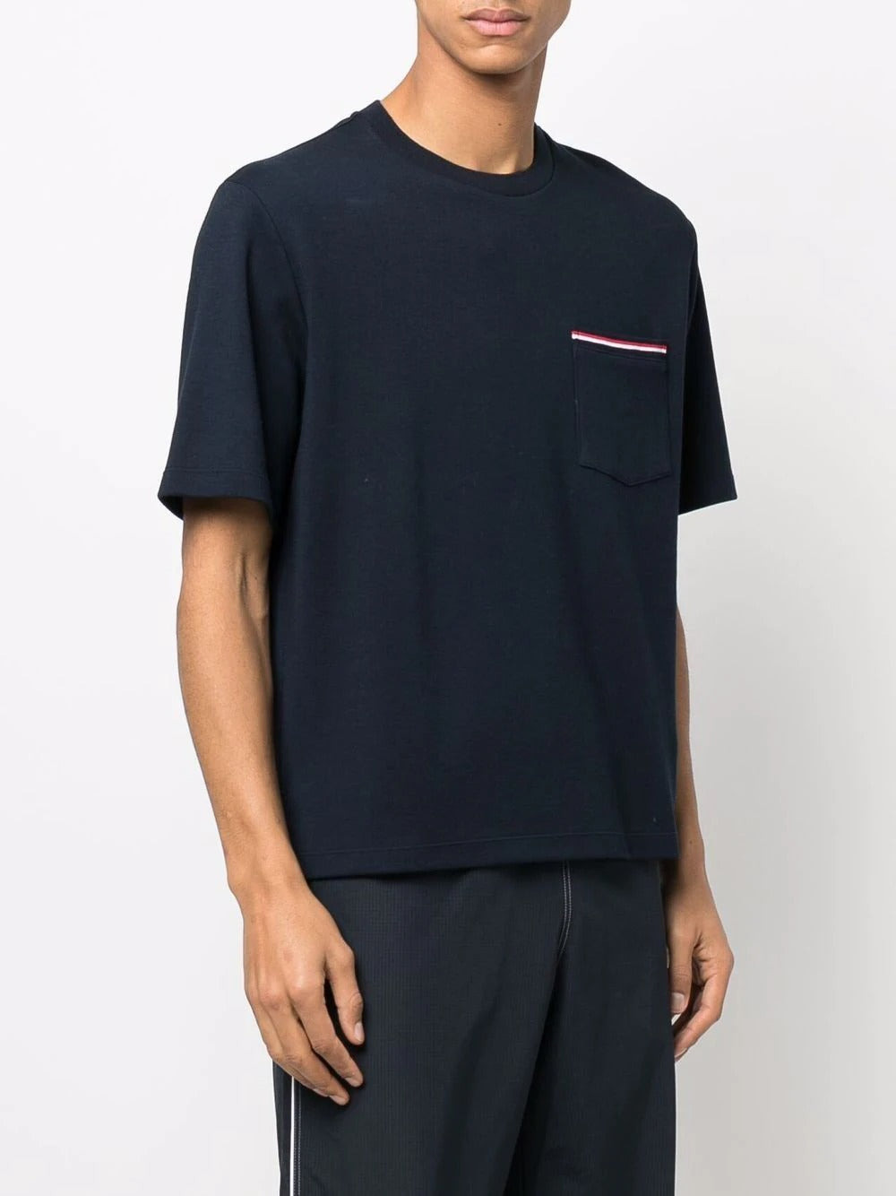 Oversized Short Sleeve Pocket Tee - 3