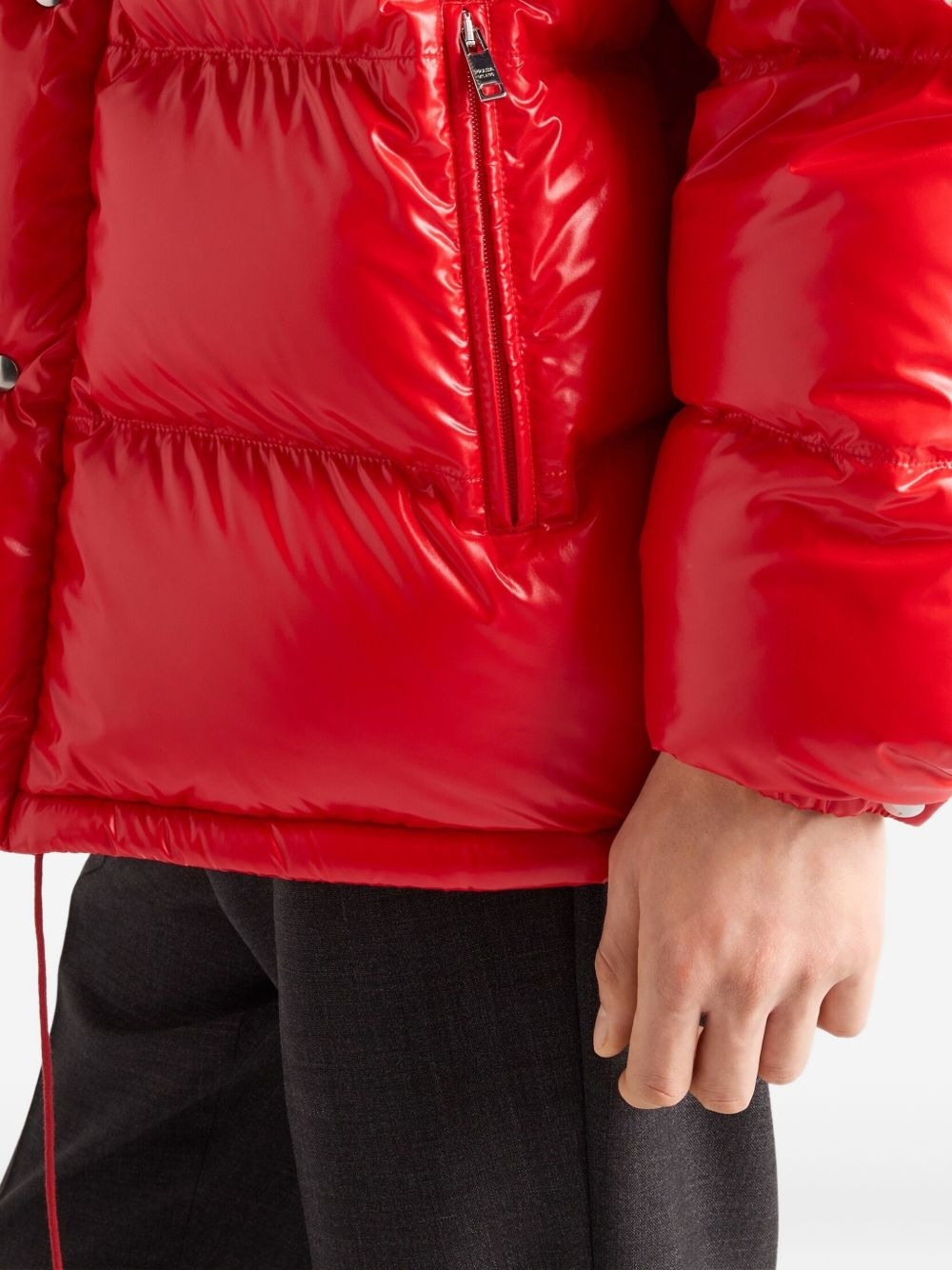 stand-up collar puffer jacket - 5