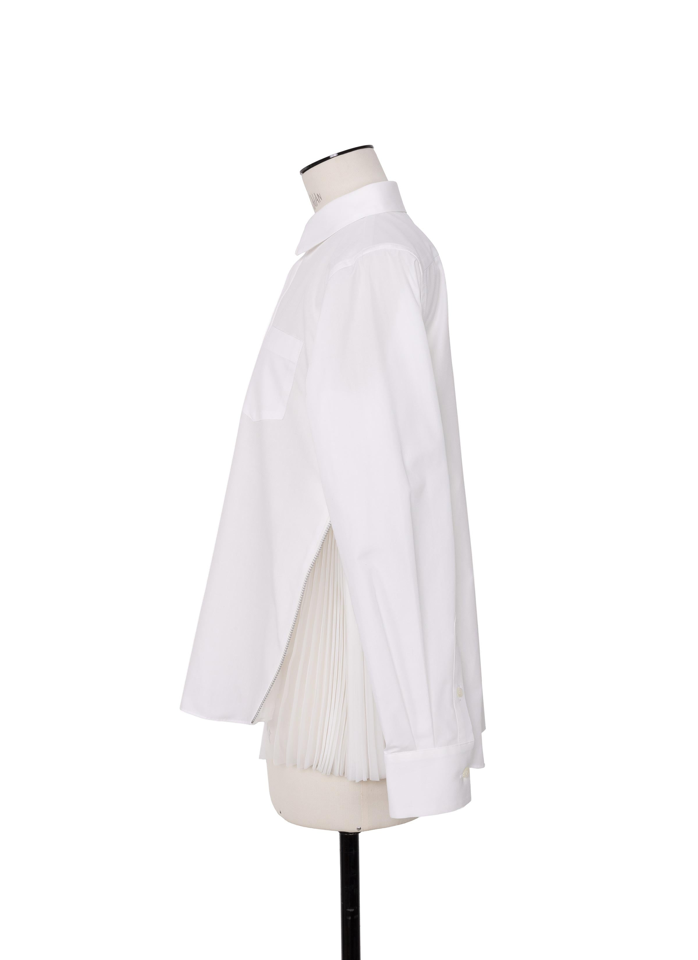 Poplin x Chiffon Shirt - 3