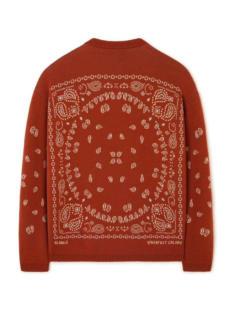Bandana Jacquard Sweater 7