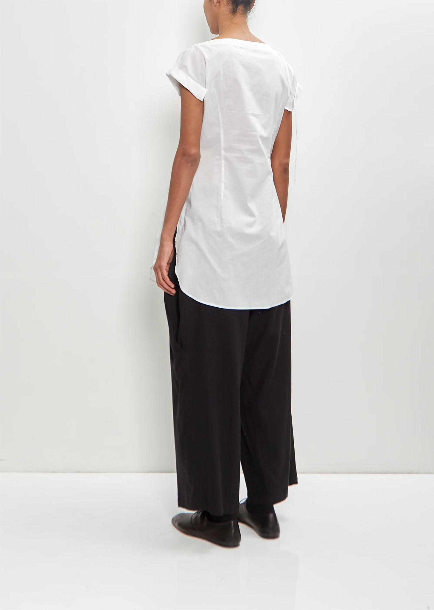 Cotton Right Side Drape Top - 3
