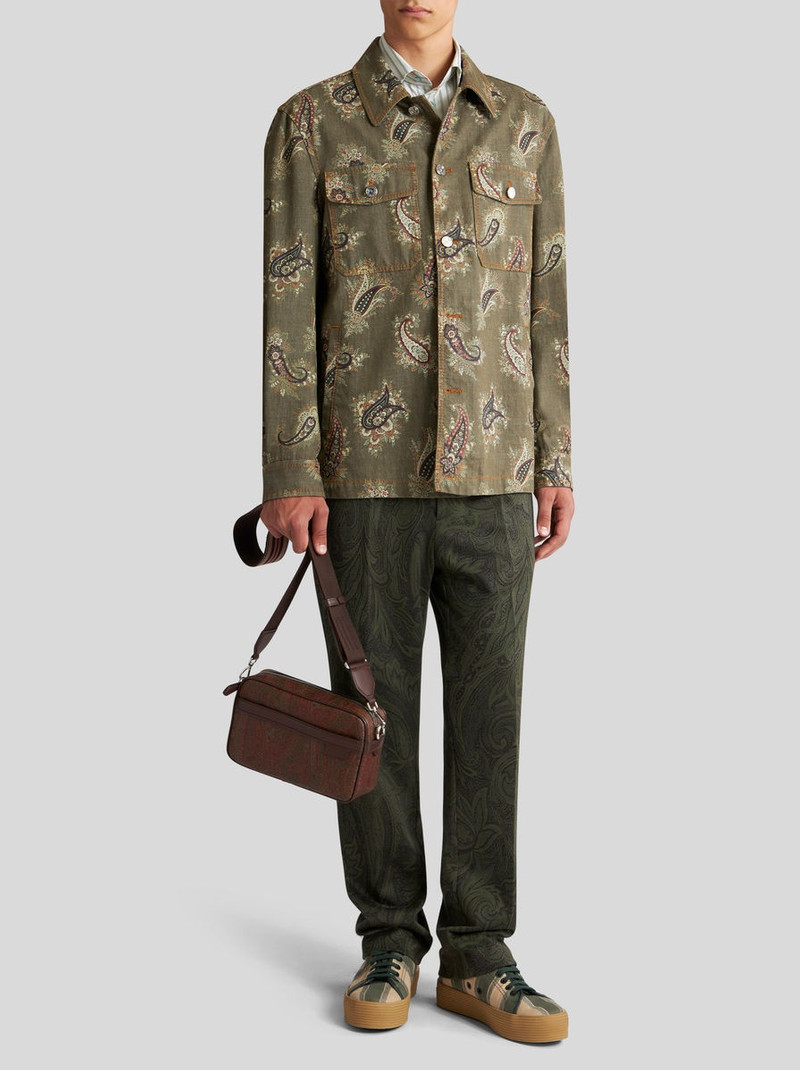 Etro PAISLEY DENIM OVERSHIRT outlook