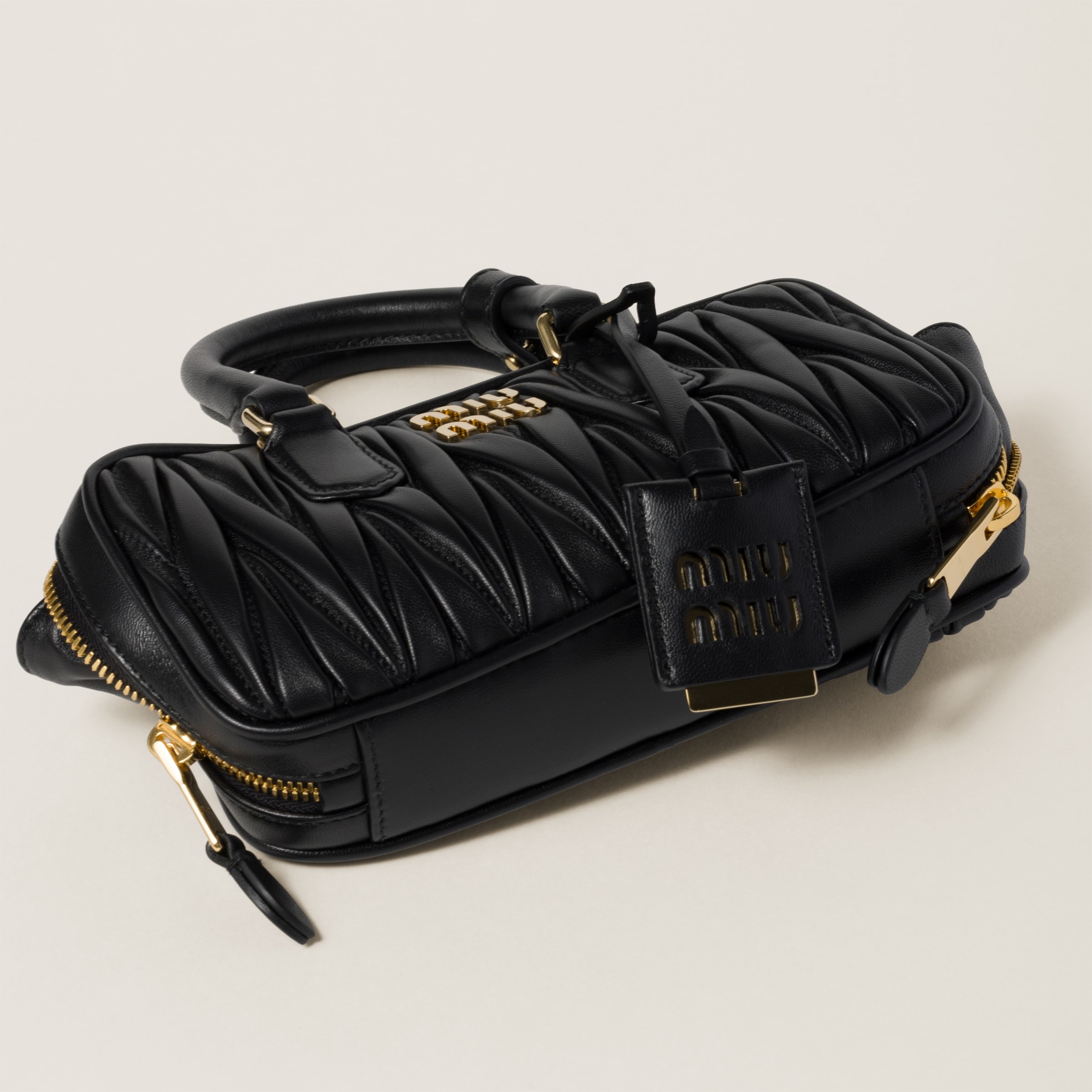 Arcadie matelassé nappa leather mini-bag - 5