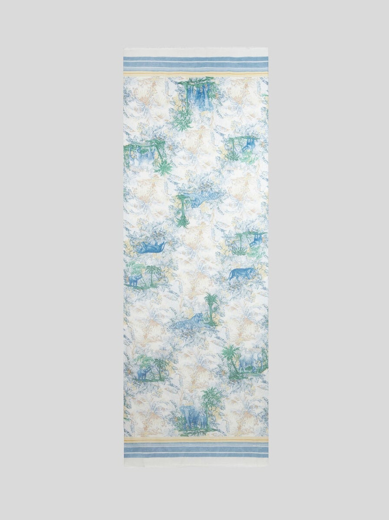 Etro WOOL AND SILK SCARF WITH DESIGN outlook
