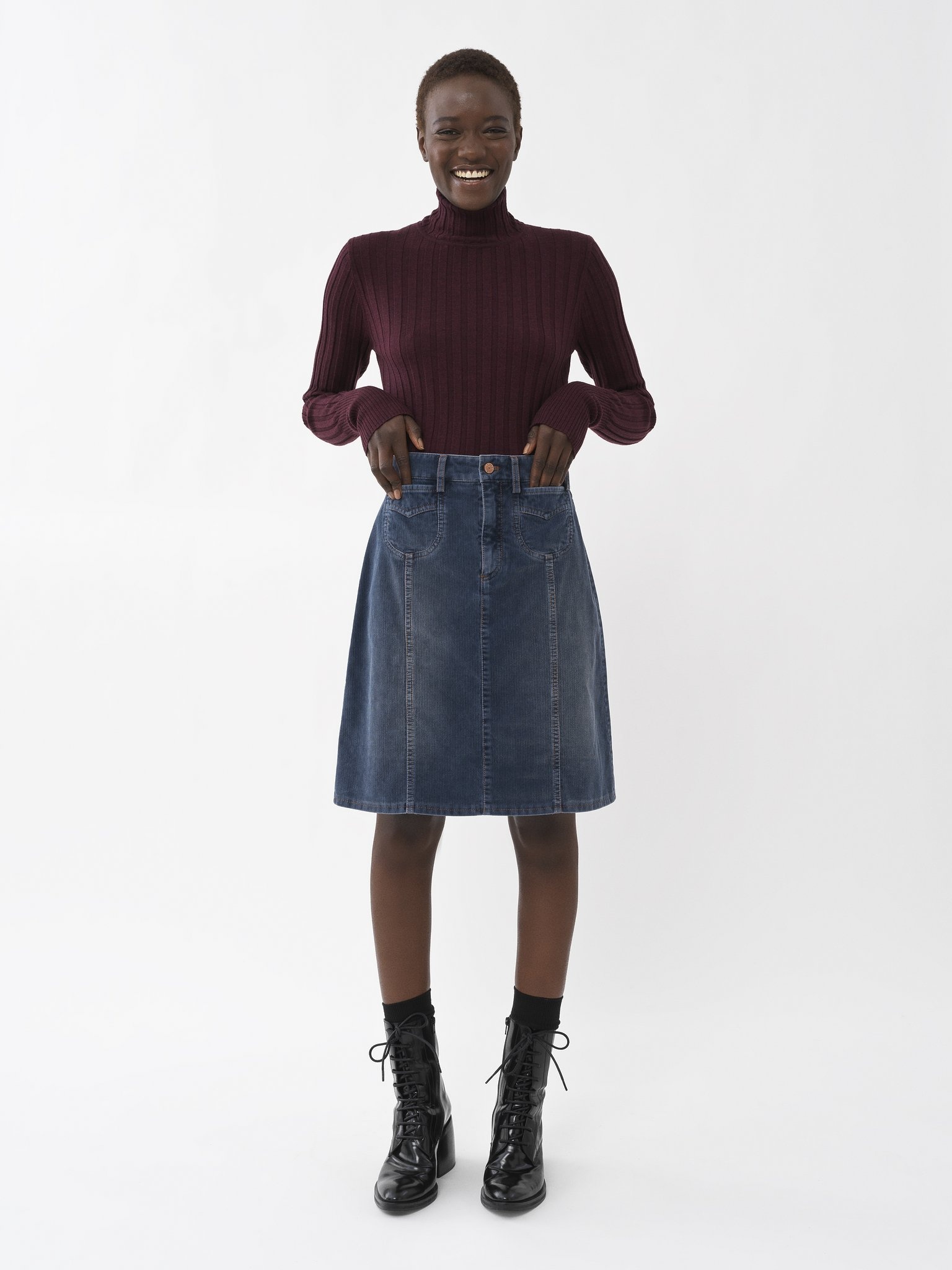 TURTLENECK KNIT TOP - 4