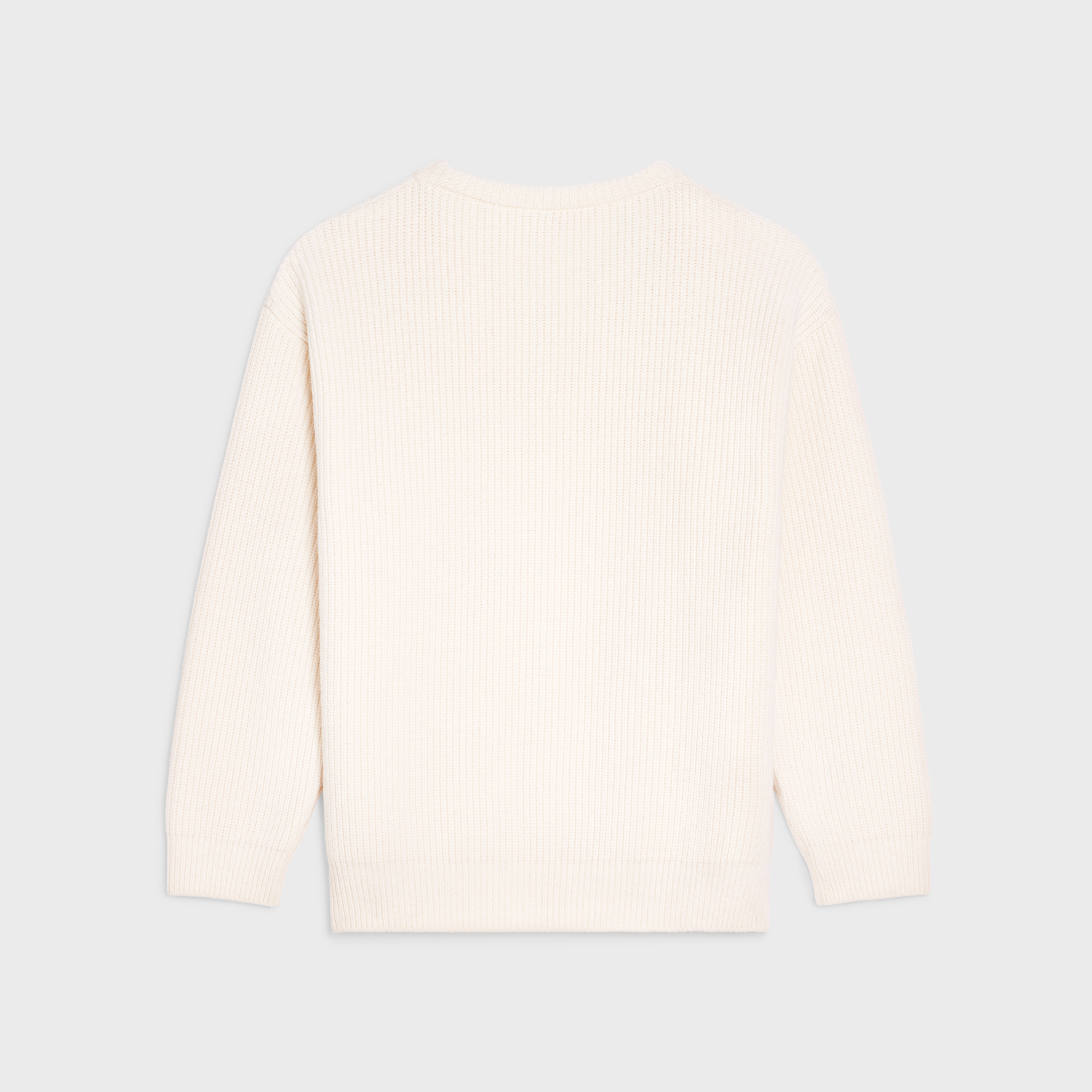 CELINE EMBROIDERED SWEATER IN RIBBED WOOL - 2