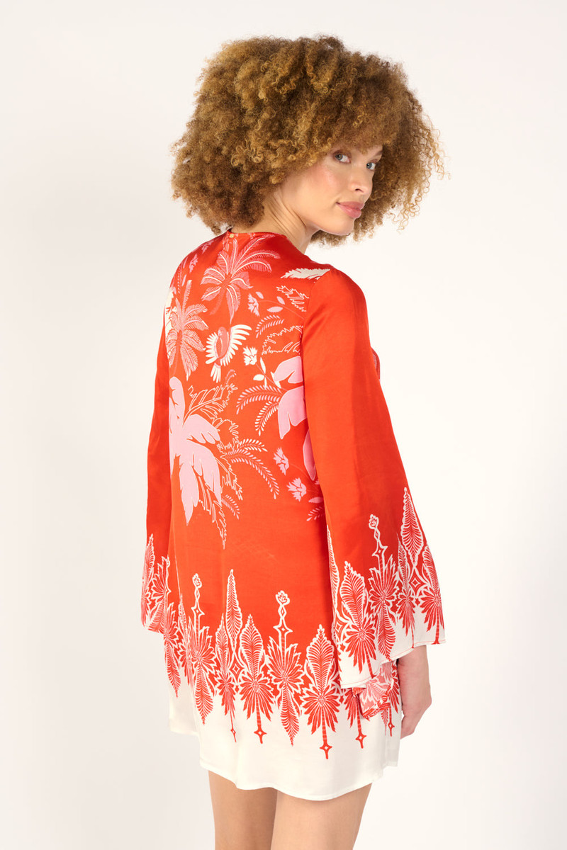 Mini Dress Gia - Coral Canopy 4