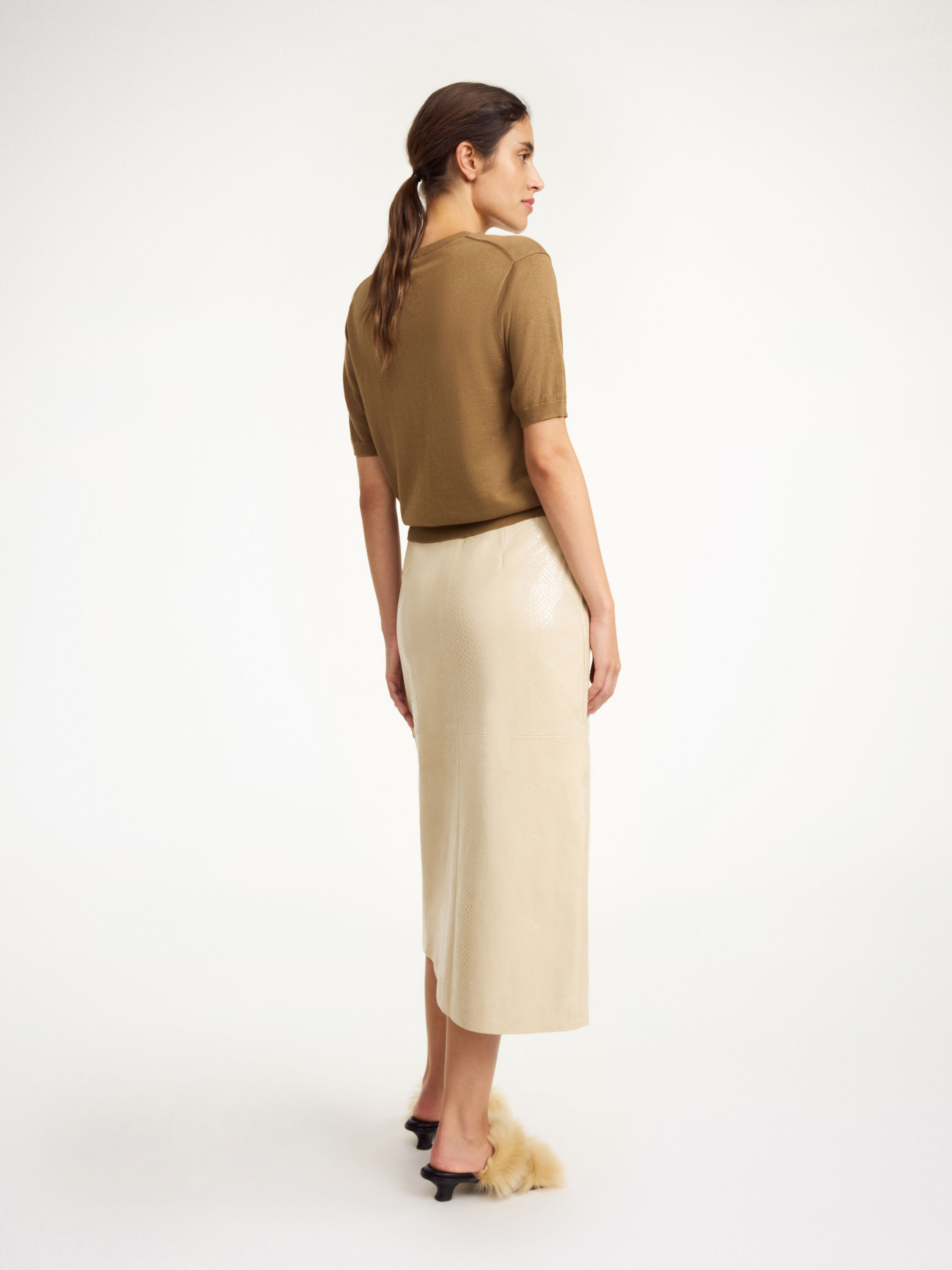 Hannas leather skirt - 3