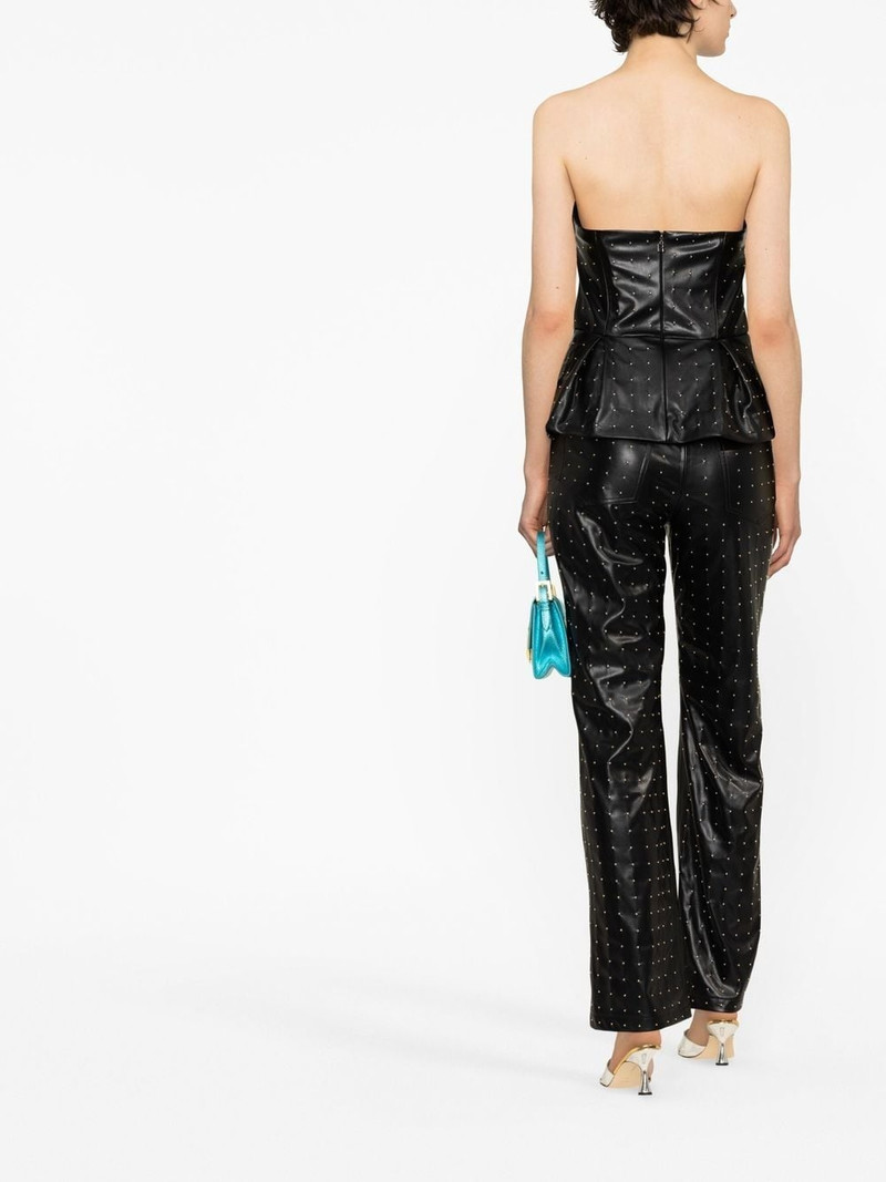 strapless peplum top 4
