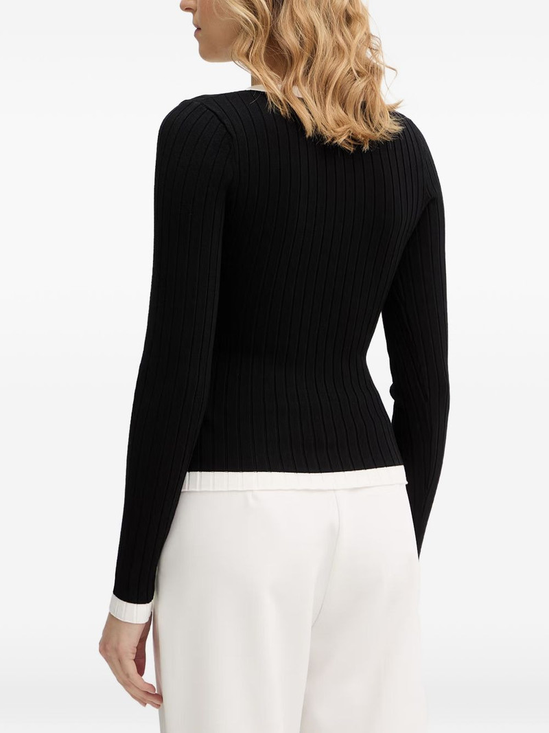 ribbed buttoned sweater 3