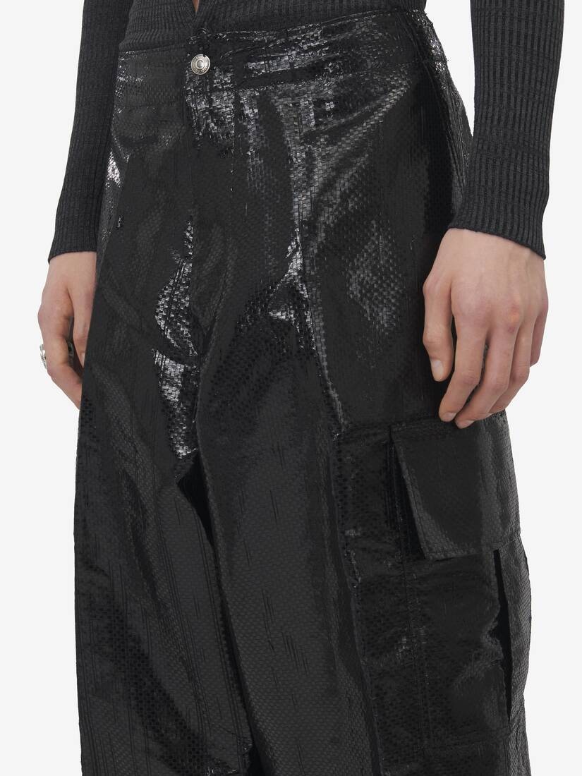 Low Rise Cargo Trousers - 5