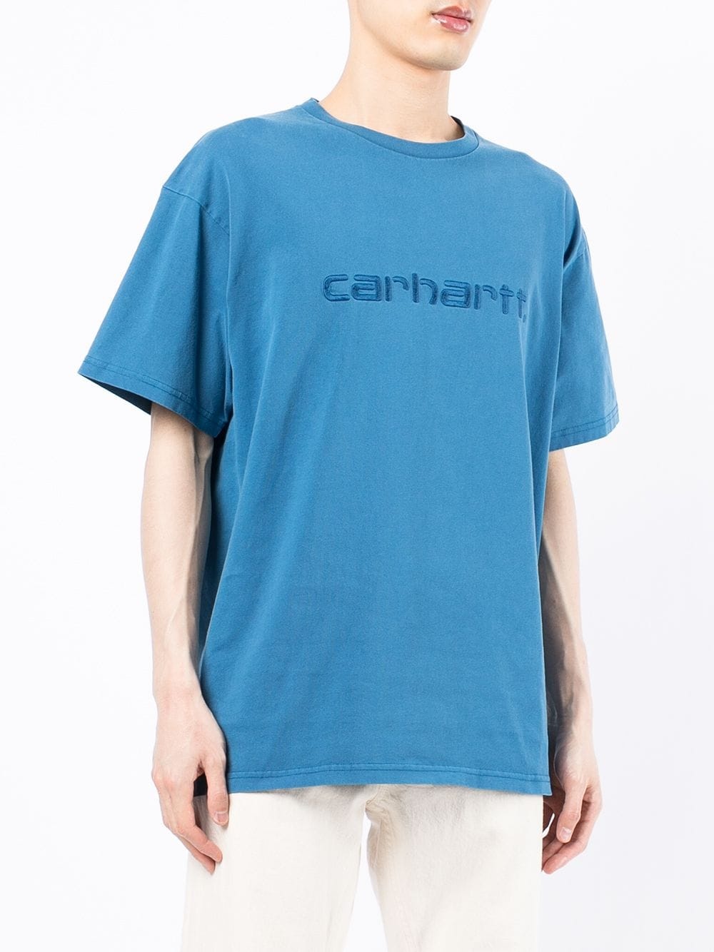 embroidered-logo T-shirt - 3