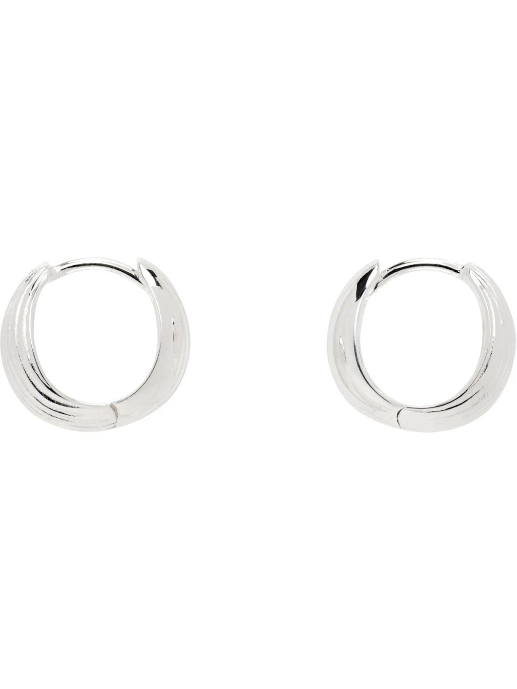 Reversible Hinged Hoop Earrings - 1