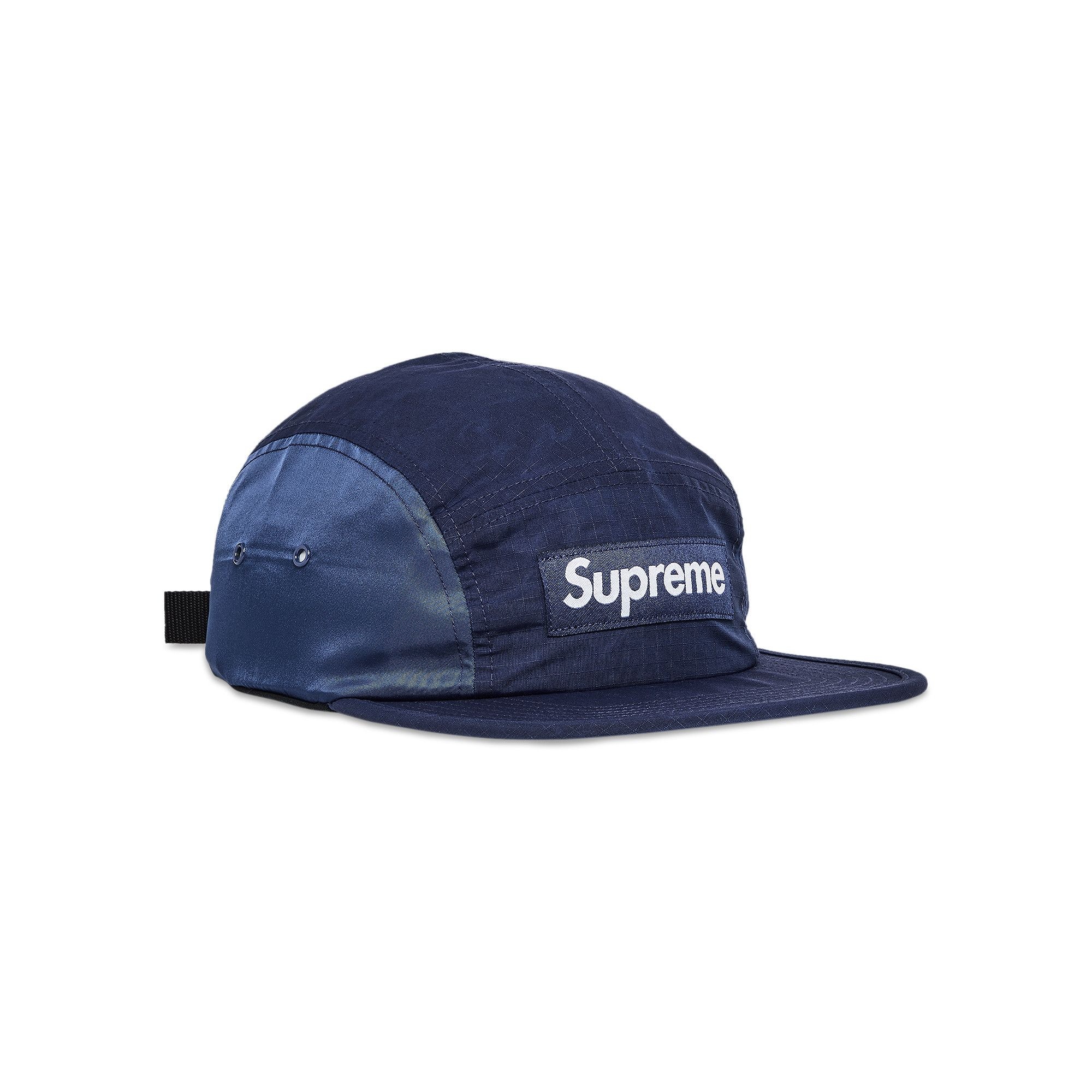 Supreme Supreme Waxed Ripstop Camp Cap 'Navy' - FW24H16 NAVY