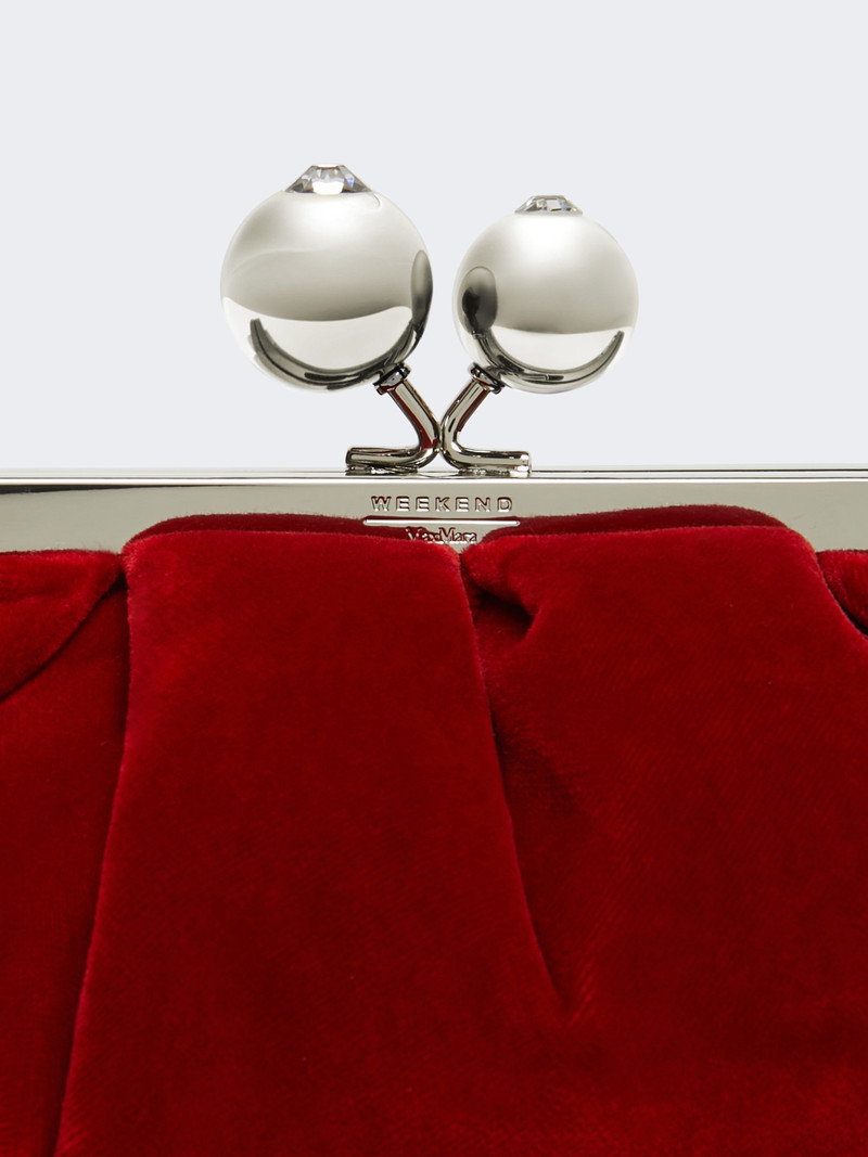 VALANCE Small cotton velvet Pasticcino Bag 5