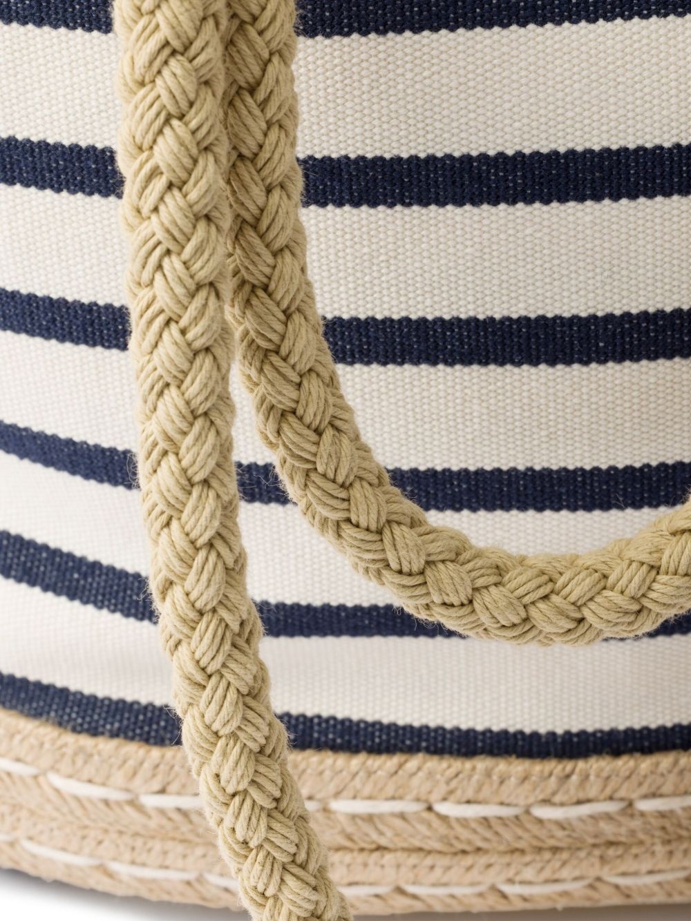 small striped bucket bag - 7