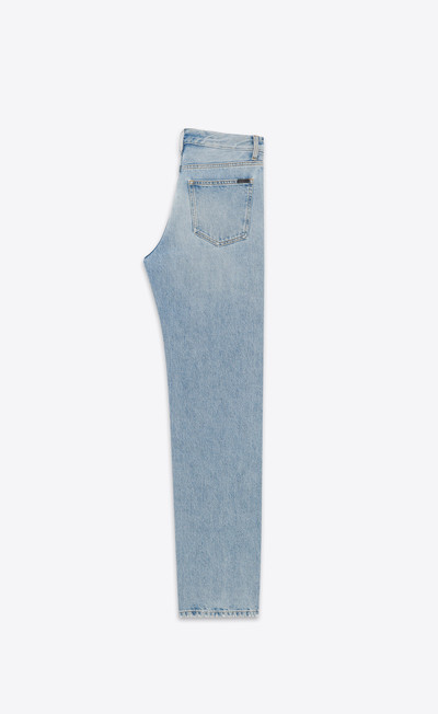 SAINT LAURENT long baggy jeans in blue bay denim outlook