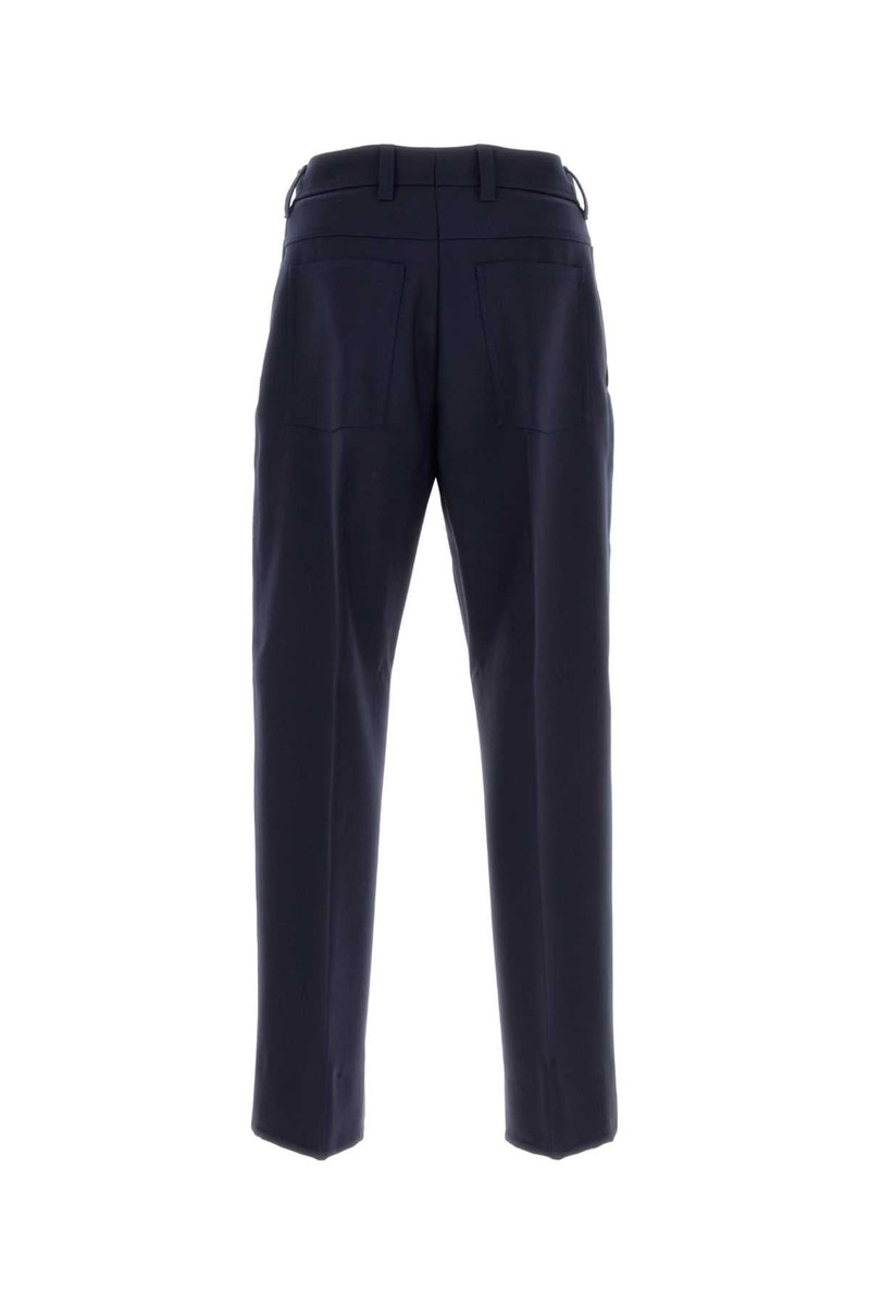 ZEGNA Navy Blue Wool Pant Nr Exterior: Pantaloni outlook