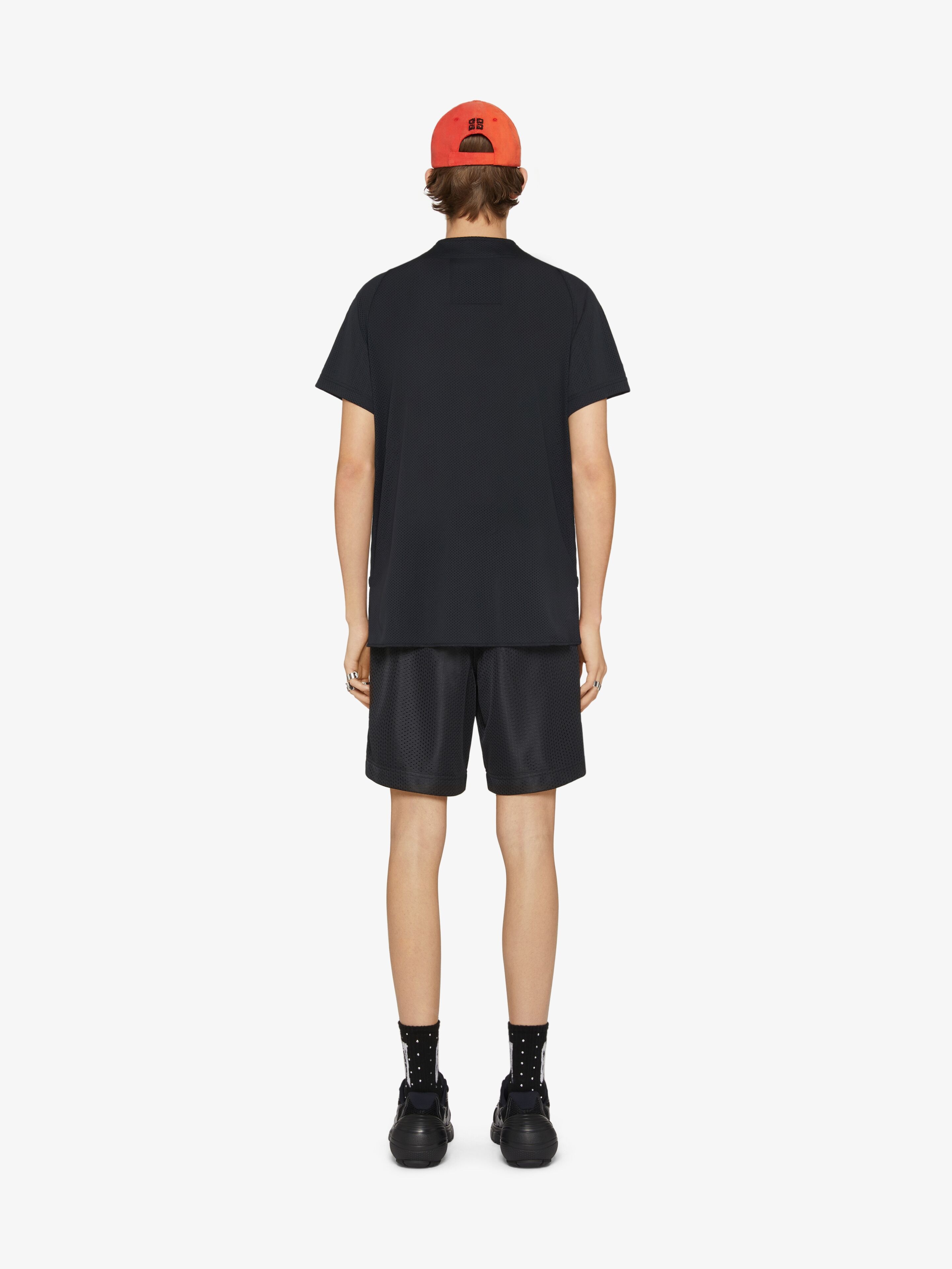 GIVENCHY COLLEGE BASEBALL SHIRT IN MESH - 4