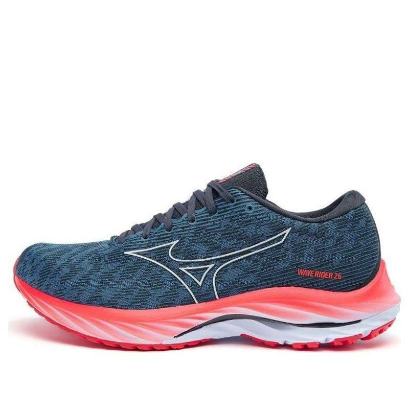 Mizuno Wave Rider 26 'Navy Teal Bright Orange' J1GC220351 - 1