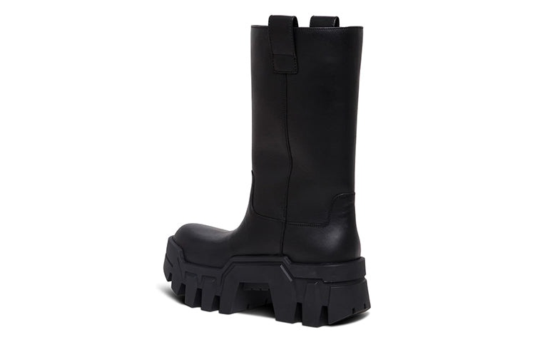 (WMNS) Balenciaga Bulldozer Boots 'Black Poluyurethane' 671555WBCQ01000 - 3