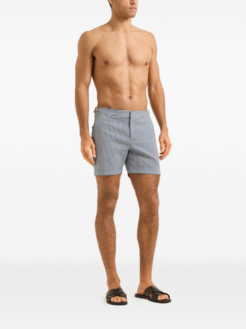 Bulldog striped swim shorts 3