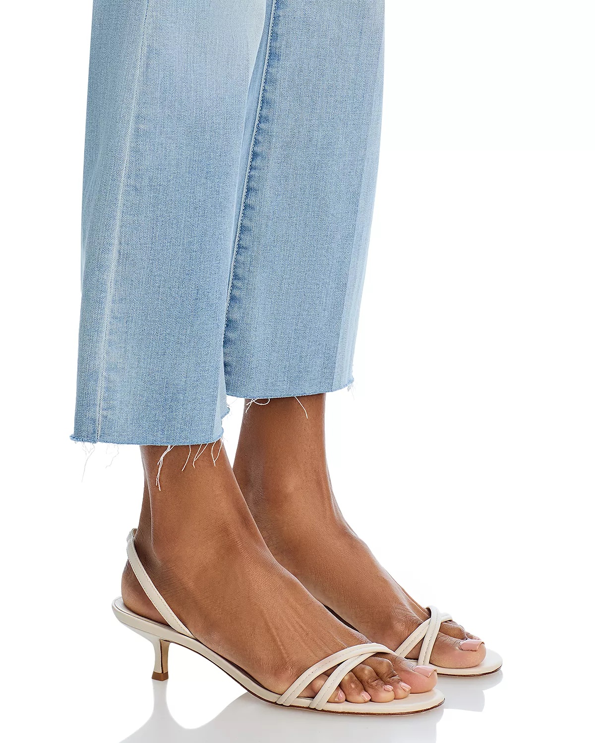 Kendra High Rise Cropped Flare Jeans in Dorian - 5
