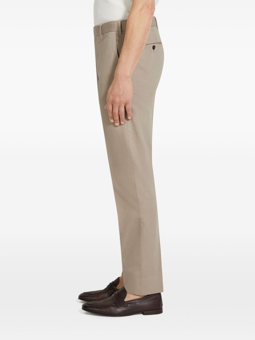 tapered chino trousers - 3