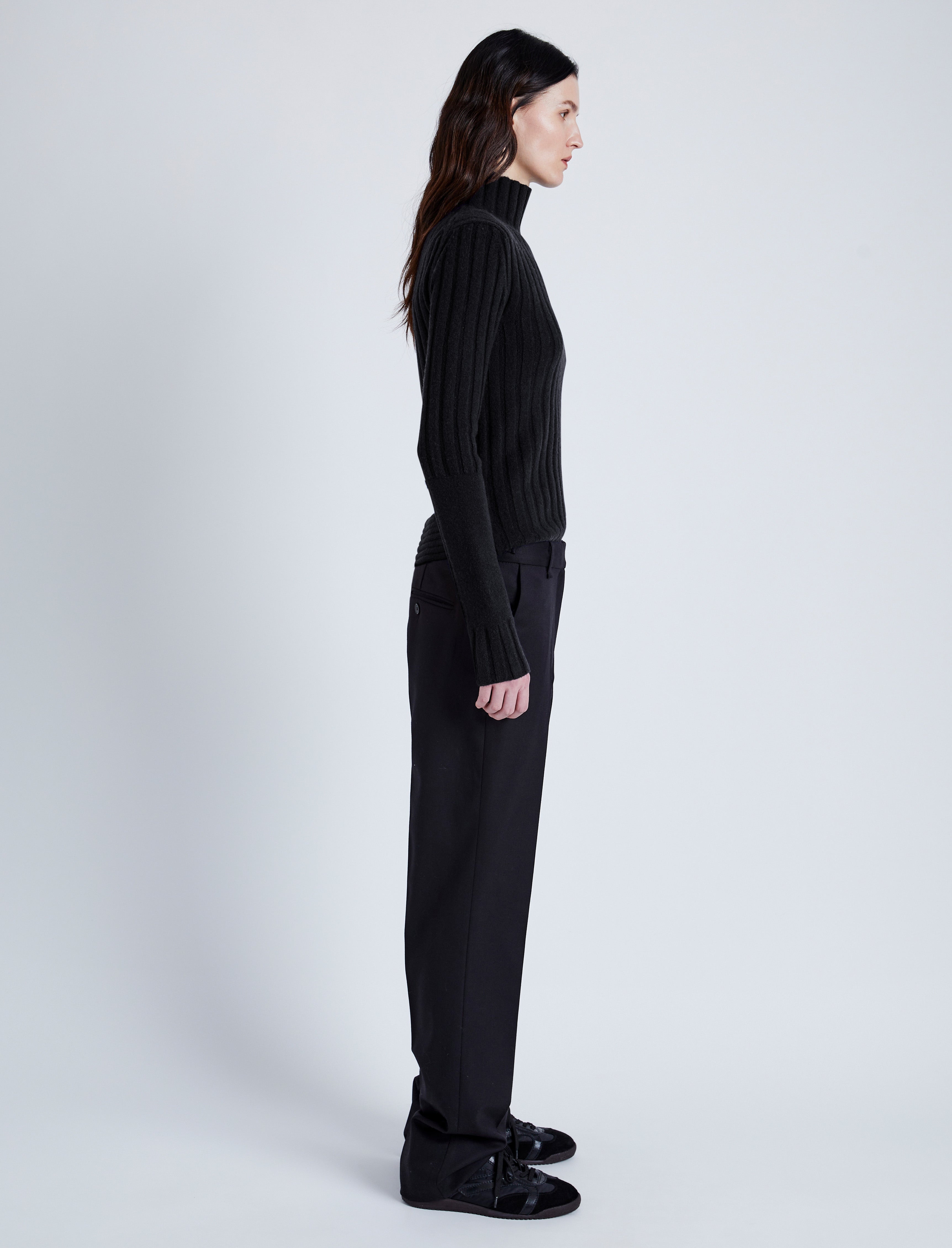 Haven Sweater in Midweight Cashmere Rib - 4