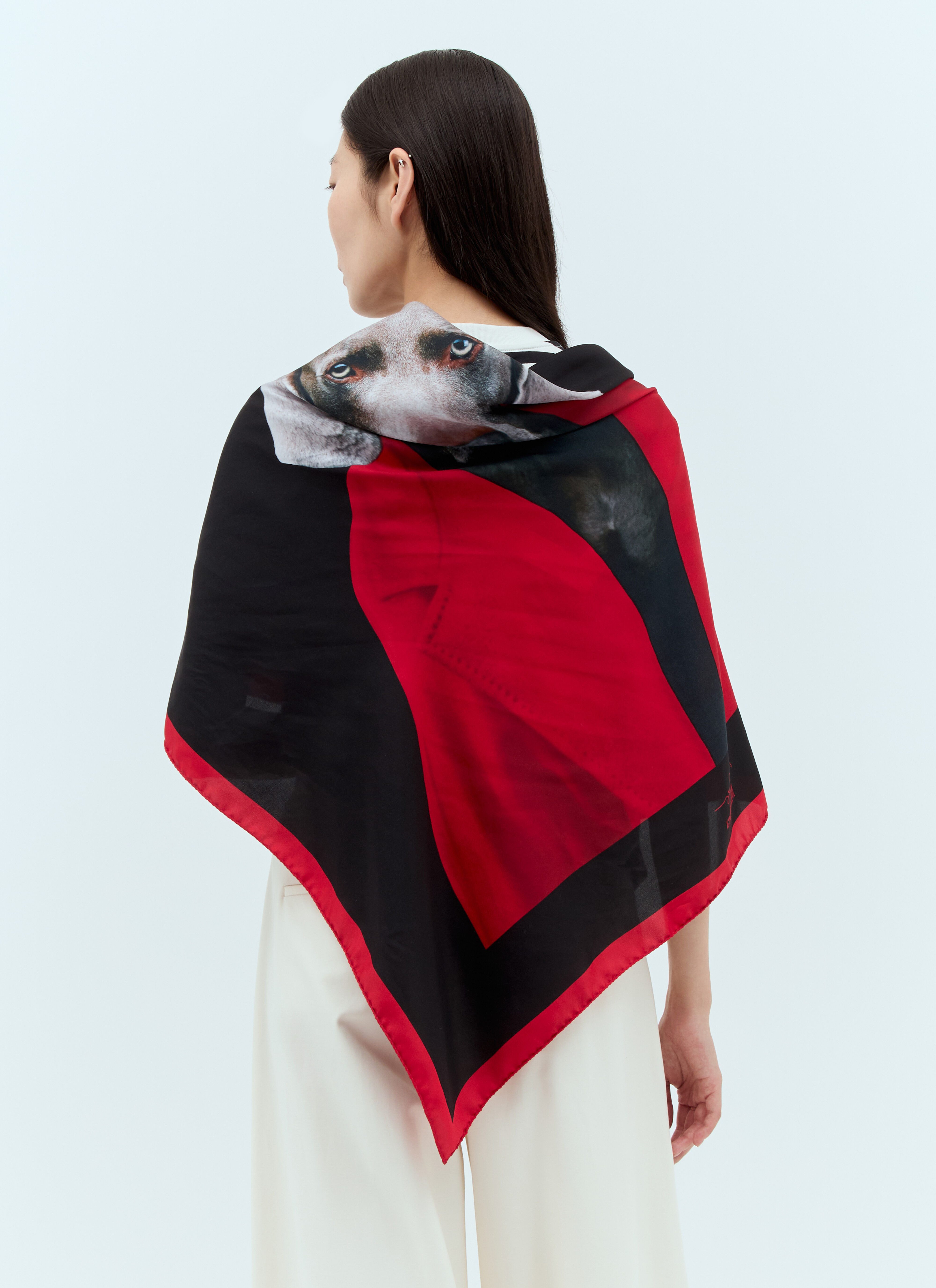 Printed Silk Scarf - 2