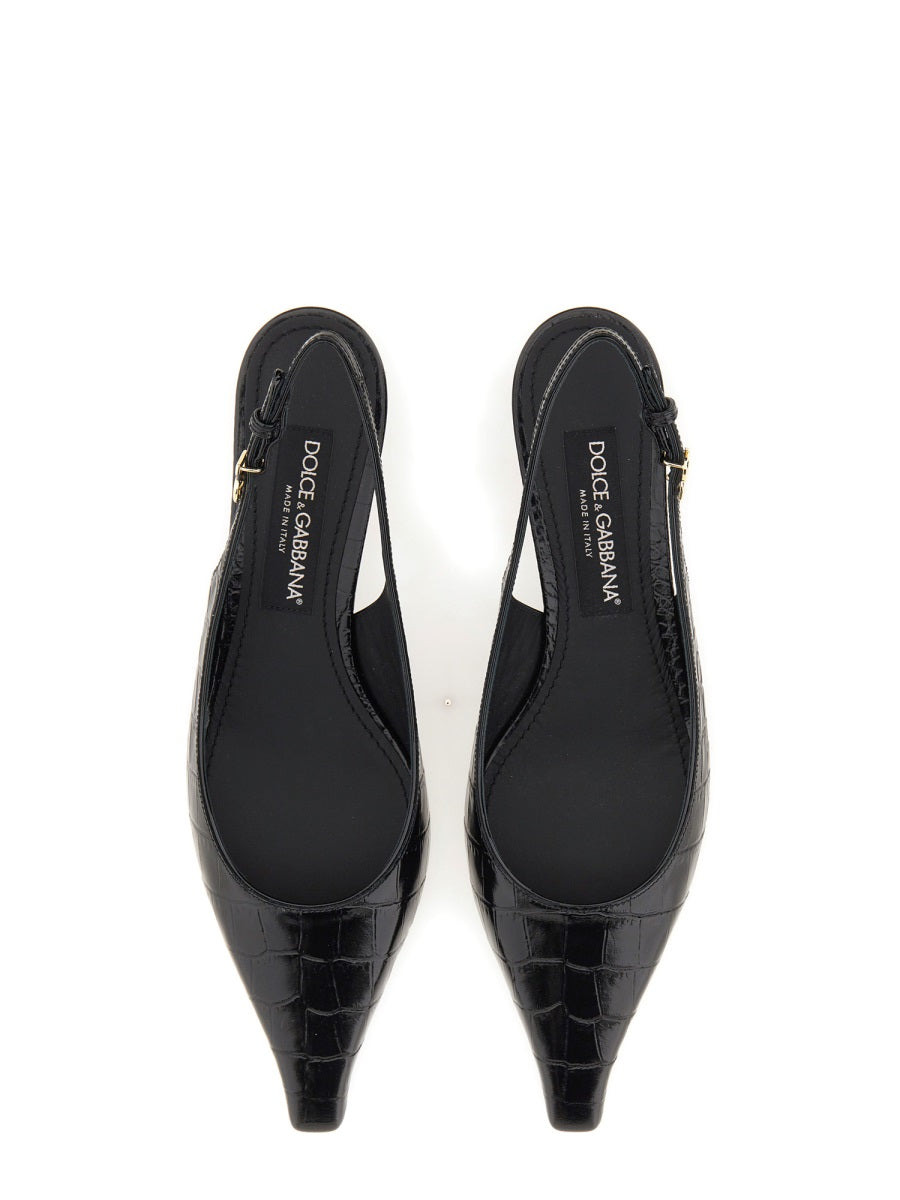 Dolce & Gabbana Women Slingback With Logo - 5