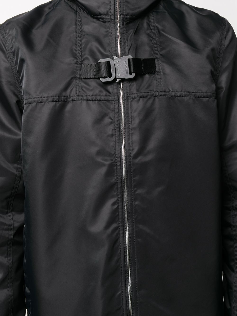 zipped hooded jacket - 5