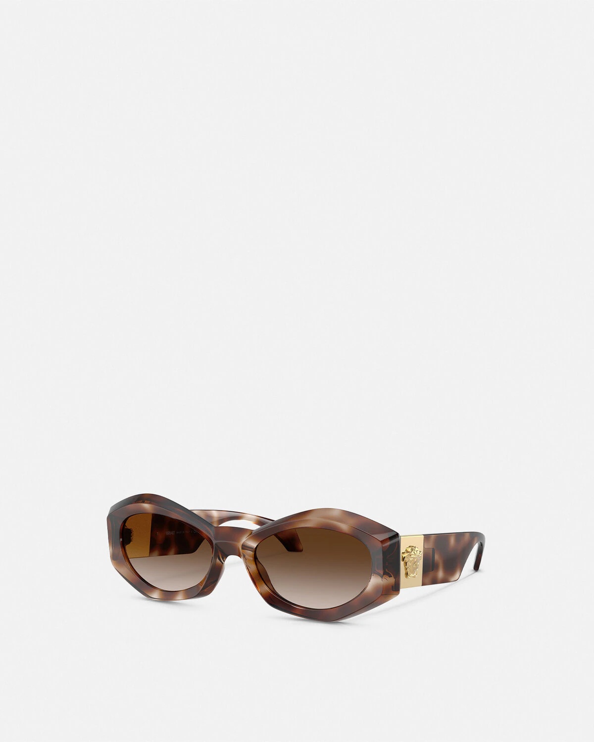 Medusa Plaque Irregular Sunglasses - 3